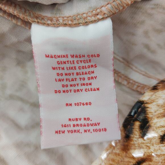 Ruby Rd Animal Print Blazer Jacket Women's Plus Size 24 - Picture 4 of 15